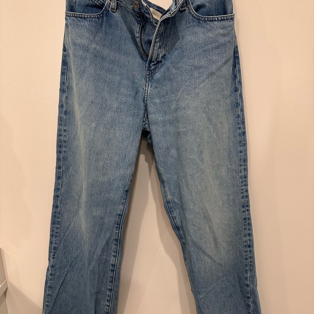JW ANDERSON Light Blue Straight Jeans
